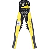 TOPWAY AWG10-24 Automatic Wire Stripper, 3-in-1 Multifunctional Self-Adjusting Cable Stripper Crimping Pliers, Wire Terminal
