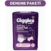 Giggles K&uuml;lot Ped (Regl Gece K&uuml;lodu) Bel &Ouml;l&ccedil;&uuml;s&uuml; 52-100 cm Standart Beden 1 Paket 4 Adet