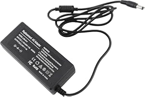 JECTSE Adaptador de Fuente de alimentación DC 24V 4A, Cargador Universal Transformador convertidor de 5.5x2.5 mm, con indicador LED, OEM, Funciona de Manera eficiente