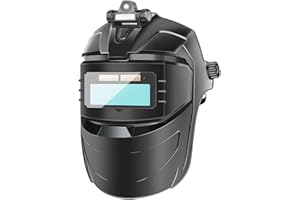 Ioensy Maschera per saldatore Cappuccio Copertura per il viso di saldatura Protezione per il viso True Color Vista chiara per TIG Mig, con faro