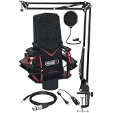 Midex GMX-1ST Condenser St&uuml;dyo Mikrofonu PC ve Telefon (Stand ve Filtreli)