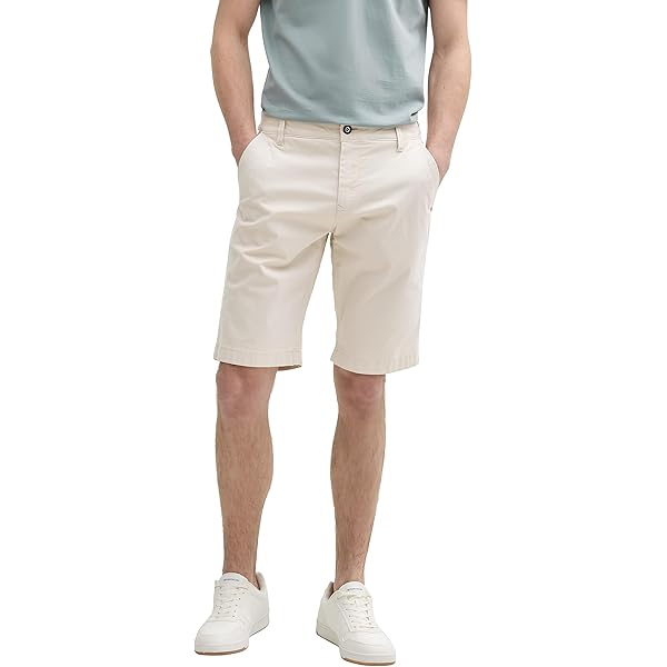 TOM TAILOR Bermuda shorts voor heren, 37200 - Tarmac Grey Chambray, 33