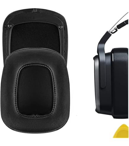 Coussinets Casque Coussinets Remplacement HAIZEEN Doqaus Life 3 - Cuir Protéine Et Mousse Mémoire - Confort Optimal Coussinets Casque Doqaus