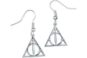 THE CARAT SHOP Oficjalne kolczyki z okazji insygnia śmierci z Harrym Potterem, Srebro, Bez kamienia