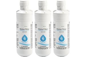 Tongdejing LT1000p - Filtro dell'acqua di ricambio, ricambio per frigorifero e casa, filtro originale per acqua e ghiaccio (3 pezzi)