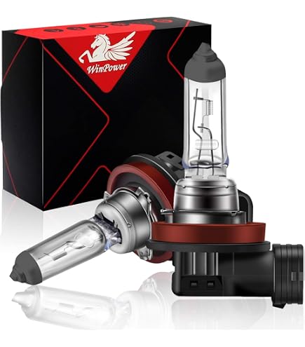 NION H11 Halogenlampen Set – 2x 55W, Xenon-Gas, UV-Kristallglas, Super White Für Abblend- & Fernlicht