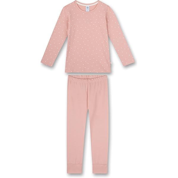 Sanetta Mädchen-Schlafanzug – Weich & Bequem | Langer Pyjama In Grün | Pflegeleicht & Trocknergeeignet
