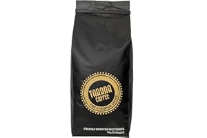 Tarara Coffee - Café Grain Premium - 100% Arabica Pur Ethiopie - Torréfaction Artisanale Medium-Dark - Riche & Aromatique - 1Kg