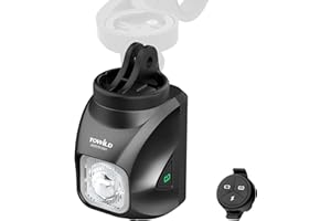 towild DL1200S Luci Bici con Telecomando,1200 Lumen Montaggio a Sospensione Luce Bicicletta LED, USB-C Ricaricabile da 3200mAh,Antiabbagliante Luce per Bici Strada e MTB, IPX6 Fanalini Anteriori Bici