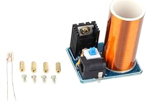 Demeras Spule, LED-Spark-Modul-Kit DC12V Hocheffiziente MiniSpule, Funkenergie¨¹bertragung f¨¹r Fluoreszenzspektroskopie f¨¹r Sch¨¹lerexperimente