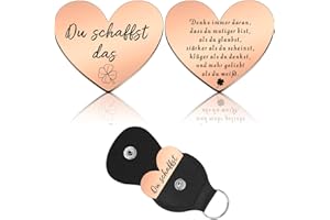 PulangRen Glücksbringer, Mutmacher Geschenk, Du Schaffst Das Geschenk, Glücksbringer Schulanfang, Weiterführende Schule Geschenk, Glücksbringer Prüfung, Pocket Hug Motivationsgeschenke (STYLE-B)