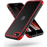 MobNano Compatibile con iPhone SE 2020/2022 5G e iPhone 7/8, custodia ibrida ultra sottile, in morbido TPU antiurto antiurto 
