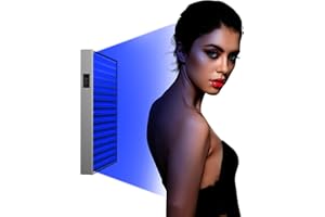 JITESY Lampada Abbronzante, 48W portatile per la casa abbronzatura del viso, luce diurna pieghevole, supporto regolabile e gancio sospeso con 225 LED per viso e corpo