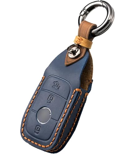 Vitodeco Leather Key Fob Case for Mercedes-Benz A, C, E, S, GLB, GLC, GLE, GLS