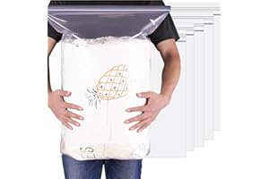 ATB-Foger Large Sealable Plastic Bag 60×70 CM,60x50cm Large Ziplock Bags for Clothes Travel Storage Reusable Waterproof for Down Jackets Sweater 10pcs (No Hole)