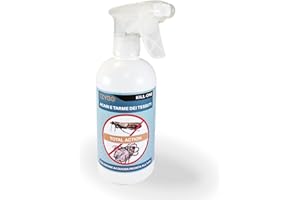 TZYGO Insetticida contro Acari della Polvere e Tarme dei Tessuti Total Action - Protezione a Lungo Termine, Incolore e Inodore - Rispetta l'Ambiente, Sicuro ed Efficace - 1 Flacone da 500ml