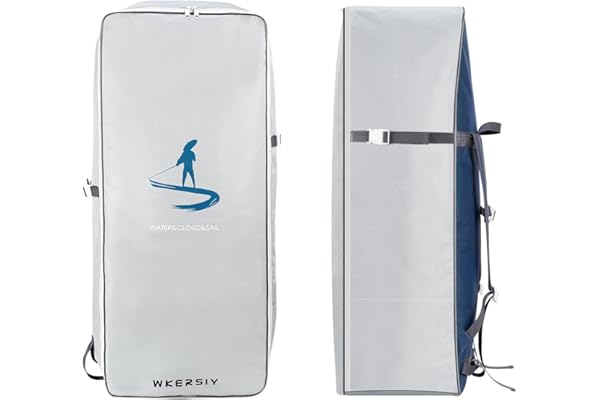 HUIOP sac à dos imperméable, de grande capacité, pour planche de paddle et surf , 105 L, en tissu Oxford