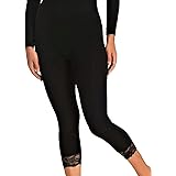 Jadea. - Leggings Donna Modello Capri in Pizzo 4319