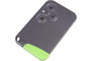 Smartcard Llave Plip Compatible con 3 Botones Laguna Espacio Tarjeta de Control Remoto Botón Faro @Pro-Plip