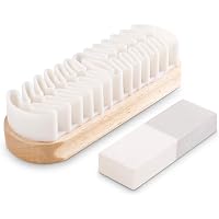 1 Pezzi Gomma per Camoscio,Pulizia Scarpe Scamosciate,Pulizia Scarpe Camoscio,Gomma per Pulire Scarpe Camoscio,Gomma per Scarpe,Gomma Scarpe Scamosciate,per Scarpe,Borse,48*40*19 mm(Bianco