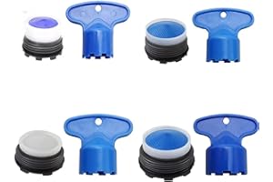 sundrerfect 8-częściowy zestaw kluczy do aeratorów, różne rozmiary, M16.5, M18.5, M21.5, M24, klucz do kranu, regulator przepływu, aerator do filtrów