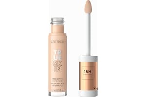 Catrice True Skin High Cover Concealer Nr. 002 fläckfri naturlig (4.5ml) | Återfuktande, Långvarig, Fläckfri, Omedelbart resultat, Mattifierande, Soft focus, Concealer