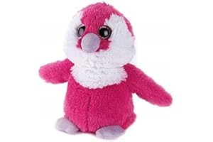 INTELEX WARMIES Microwave Lavender Scented Soft Toy - Cozy Plush Penguin Pink