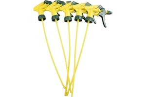 HOGARDENME 5PCS Acid Resistant Sprayer Triggers Resistant Spray Bottle Nozzles Heads Compatible With Liquids