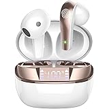 Auricolari Bluetooth 5.3 con Bassi Icmmersivi, Cuffie Wireless Mini Incorporato HD Mic, IP7 Impermeabili Cuffiette , 40H Senz