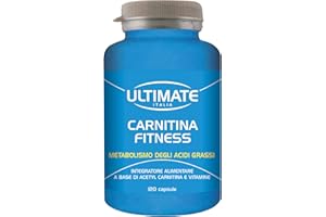 Carnitina Fitness – Acetil L Carnitina E Vitamine - Quante Volte Hai Cercato Di Liberarti Da Quegli Ultimi Chili Di Grasso Che Non Vogliono Andare Via? - 120 Capsule - Ultimate Italia