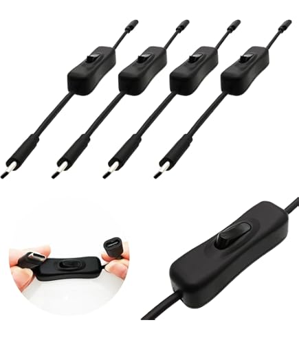 RIITOP USB Switch On Off Data And Power Extension Cable Adapter 3ft For - View #6