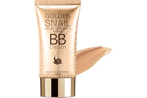MEITREND Golden Snail BB Cream, wodoodporny podkład w płynie, korektor, nawilżający makijaż nagi, krem BB, krem nawilżający do twarzy (naturalny)