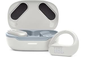 ‎JBL JBL Endurance Peak 3, bezprzewodowe słuchawki sportowe, dla aktywnych, do biegania i ćwiczeń, Bluetooth, wodoodporne IP68, czas pracy na baterii do 50 godzin, białe