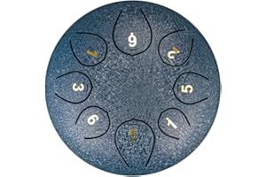 Fayelong Zen Stahl Zunge Trommel 8 Töne 6 Zoll Trommel Kit Handpan Schlagzeug Musikinstrumente Für Musikerziehung, Heilung Des Geistes, Yoga Meditation
