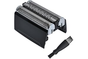 POWEKA Testina di rasatura di ricambio 52B compatibile con rasoio elettrico Bra-un serie 5 5020S 5030S 5040S 5050S 5070S 5090CC 52B 52S serie con pennello
