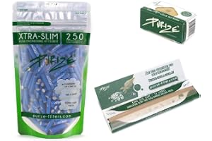 Purize® Xtra-Slim Size Aktivt Kolfilter, Keramik, Blå, 250er Xtra Slim