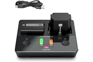 LIMETA NP-FZ100 NP-FW50 NP-BX1 Dual szybka ładowarka do aparatu Sony USB typu C Smart LCD kamera szybkie ładowanie akumulatorów Sony Cyber-Shot DSC-RX100 DSC-RX100 II DSC-RX100 II DSC-RX100M II...