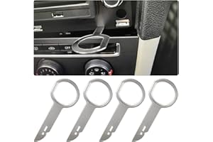 CGEAMDY Outil de Déverrouillage D'autoradio, Acier Inoxydable Clef Extraction Autoradio, Clé Extraction Autoradio, Clés de Démontage D'extraction Autoradio Renforcé Compatible avec Volkswagen