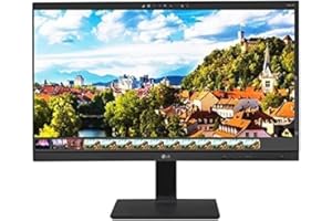 ECRAN LG 24 Noir 24BK55YP B LED IPS 16:9 5ms 1920x1080 250cd/m² VGA DisplayPort DVI HDMI 2xUSB 2.0 HP 2x1.2W Pied Pivot Rotatif et Réglable Hauteur