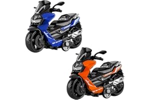 SHDIEHJFMLDH 2 Pièces Moto Modèle Jouet,Tirez Jouet de Moto,Jouet Moto en Alliage,Mini Jouet de Moto,pour Les GarçOns Et Les Jeux éDucatifs pour Filles,Cadeau De FêTe d'anniversaire