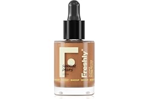 Freshly Cosmetics Bronceador líquido dorado con vitamina C Sunrise Drops Serum, 28 ml