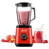 Taurus - Optima Easy 1500W Glass Blender | 1.5L Tritan Jug | 2 Speeds + Turbo | 4 Edge Blades | Professional Food Processor |