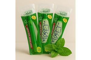 AL BADIL Pack de 3 Siwaks Naturels Aromatisés | Brosse à Dents Écologique pour Dents Blanches et Gencives Saines | Saveurs Fraise, Menthe et Citron ou nature, au choix (NORMAL, MENTHE)