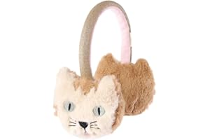 Gifts Treat Girls Knitted Earmuffs Mittens and Scarf Set Kids Winter Warm Ear Muffs and Gloves Neck Warmer Set in Cute Animal Design