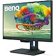 BenQ PD2500Q Monitor Designer (AQCOLOR Technology, 25 pollici, 2K WQHD 1440P, sRGB/Rec.709, Compatibilità con MacBook Pro M1/