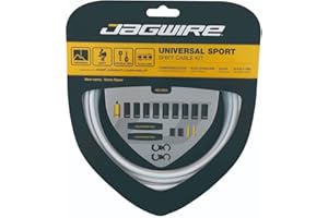 Jagwire - Kit di guaina e cavi per deragliatore Sport Shift per adulti, unisex, colore: Bianco, Taglia unica