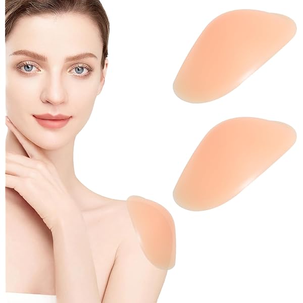 2 Imbottiture Spalle In Silicone Adesive | Invisibili E Morbide | Per Donne E Uomini | Migliora La Silhouette - Foto 2