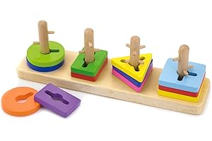 EITECH Viga Toys - 50968 - Deska do układania w stos kreatywne kształty