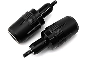 CCYYMOWOK Motorrad Sturzpads kompatibel mit CB500F CB500X CB 500F 500X 2013-2024 NX500 NX400 CB500 Hornet 500 2024 2025 2026 Zubehör Rahmen Schieber Sturzschutz Crashpads Protektoren (Schwarz)