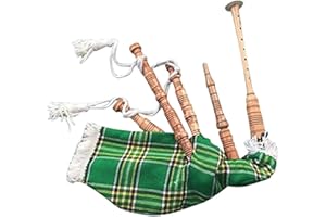 IMPERIAL KILT PRODUCTS Cornamusa giocattolo per bambini, cornamusa giocabile per bambini, set completo di cornamuse con libro tutor per imparare a suonare la cornamusa, canna da pratica per cornamusa - molti tartan